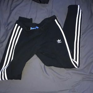 adidas full length stripe leggings